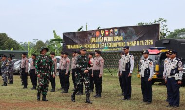 Penutupan TMMD Dandim 0736/Batang Bacakan Amanat Pangdam IV/Diponegoro
